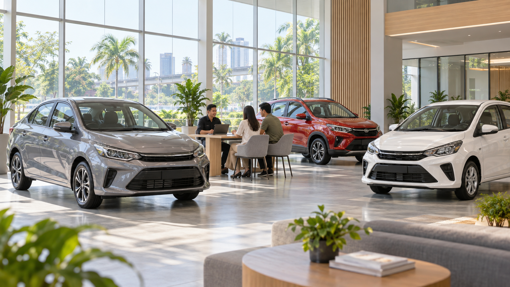 A Malaysian new-car buying consultation